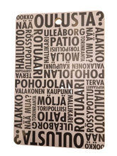 Lataa kuva Galleria-katseluun, Leikkuulauta Oulu-aiheella
