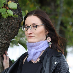 Digineuleohje: Pieni mohair-huivi